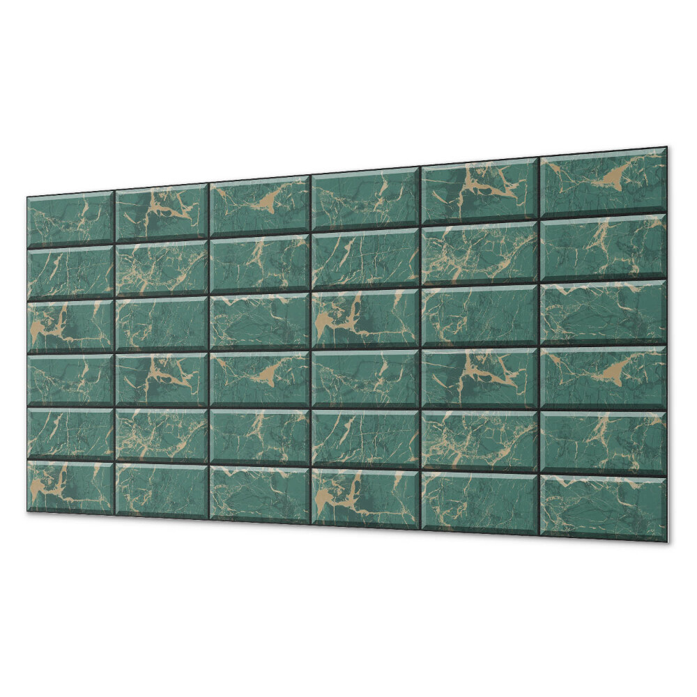 Panel ścienny do kuchni Wzór marmurowych kafelków