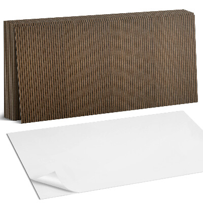 Panel samoprzylepny na ścianę Pionowe drewniane lamele