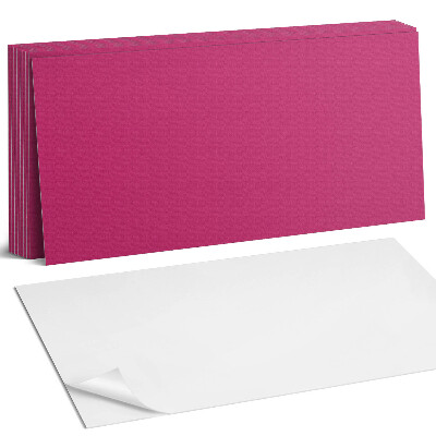 Panel samoprzylepny na ścianę Kolor Różowy