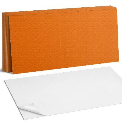 Panel samoprzylepny na ścianę Kolor Pomarańczowy