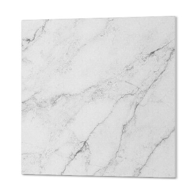 Panel samoprzylepny kwadratowy Biały elegancki marmur