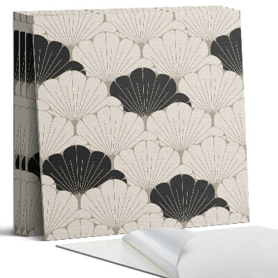 Panel dekoracyjny kwadratowy Stylowy wzór liści