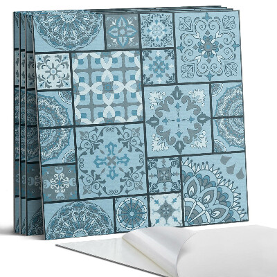 Panel samoprzylepny kwadratowy Wzory w mozaice geometrycznej