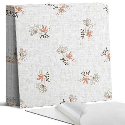 Panel dekoracyjny kwadratowy Kwiatowy wzór na tle