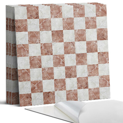 Panel ścienny pcv Wzór szachownicy marmurowej