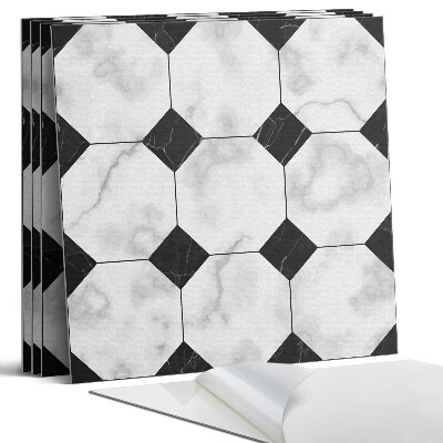 Panel samoprzylepny kwadratowy Geometryczne wzory płytek