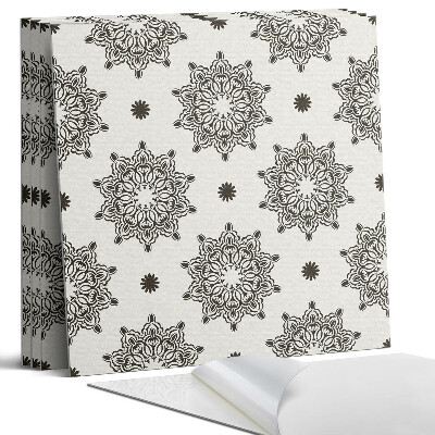 Panel samoprzylepny kwadratowy Wzór mandali w siatce