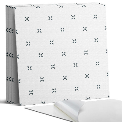 Panel dekoracyjny kwadratowy Prosty wzór krzyżyków