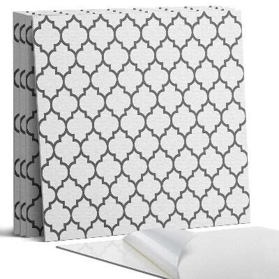 Panel dekoracyjny kwadratowy Wzór z symetrycznymi kształtami