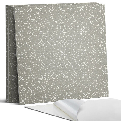 Panel dekoracyjny kwadratowy Geometryczny wzór kwiatów