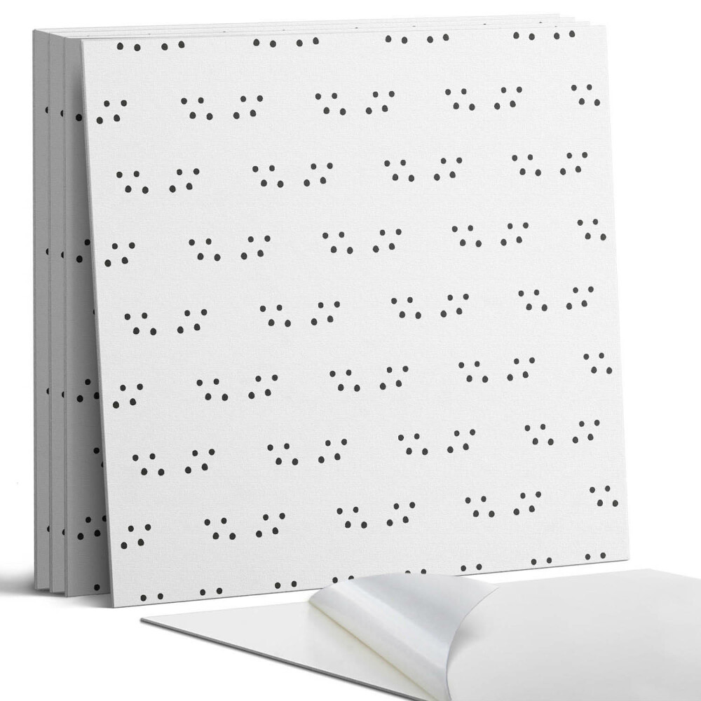Panel samoprzylepny kwadratowy Regularny wzór kropek