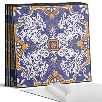 Panel ścienny pcv Wzór florystyczny z ornamentami