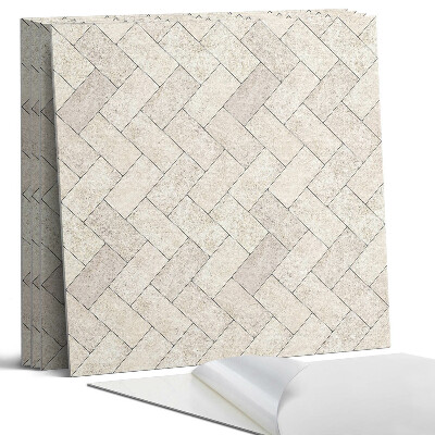 Panel samoprzylepny kwadratowy Wzór w jodełkę