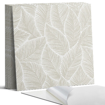 Panel samoprzylepny kwadratowy Wzór liści w układzie