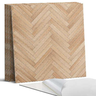 Panel dekoracyjny kwadratowy Wzór podłogi w jodełkę