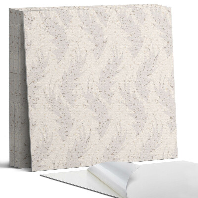 Panel dekoracyjny kwadratowy Wzór liści na tle