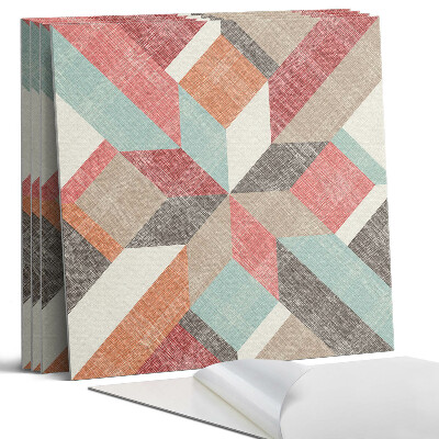 Panel ścienny pcv Geometria w kolorowych kształtach