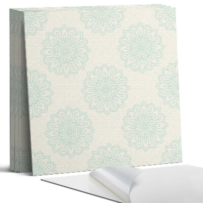 Panel dekoracyjny kwadratowy Kwiatowy wzór w tle