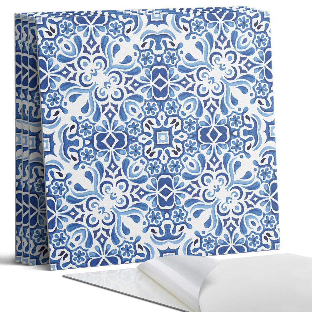 Panel samoprzylepny kwadratowy Klasyczny wzór florystyczny