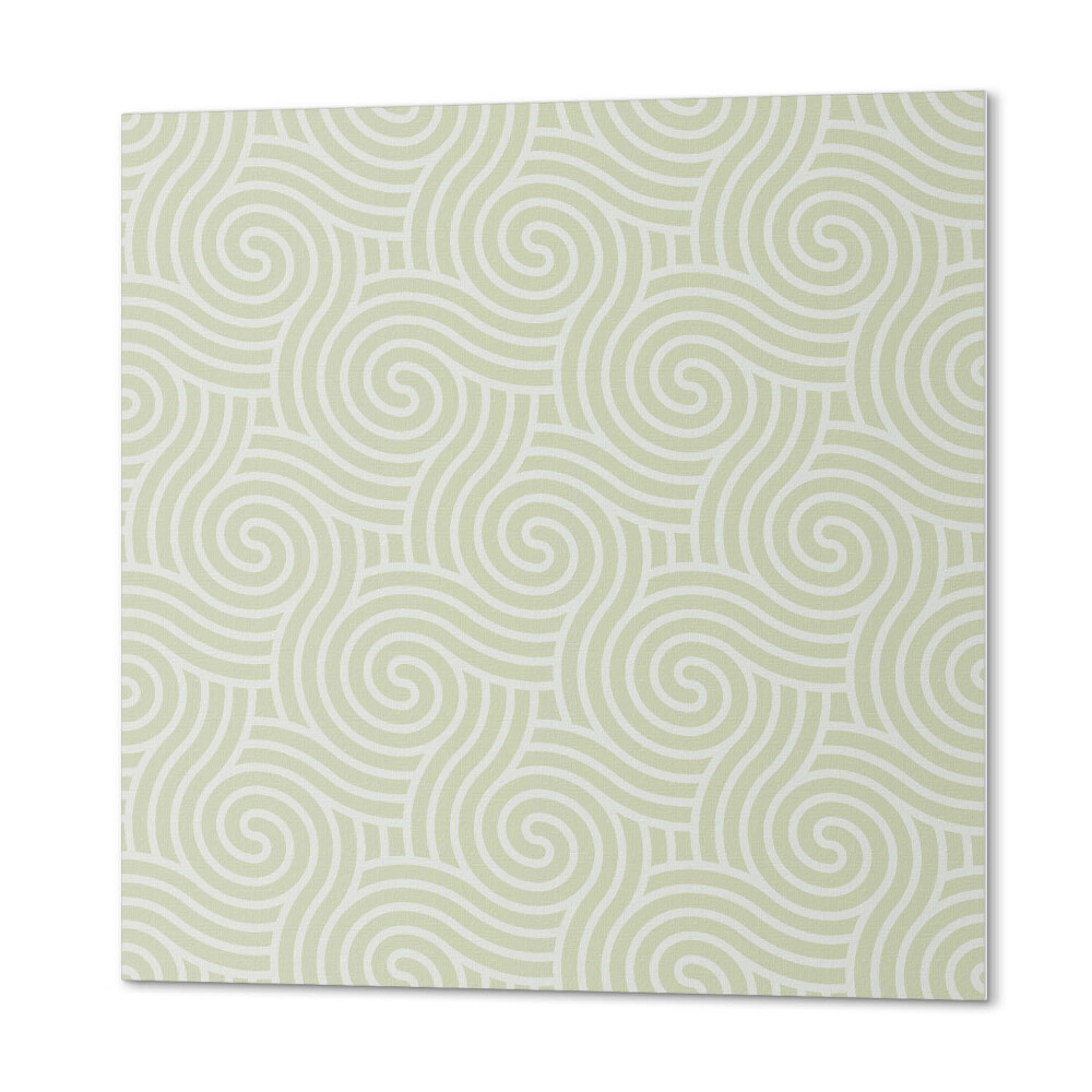 Panel dekoracyjny kwadratowy Fale w spiralnym wzorze
