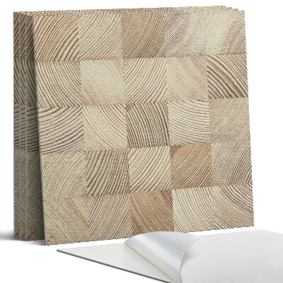 Panel dekoracyjny kwadratowy Wzór drewnianych desek