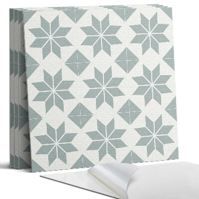 Panel dekoracyjny kwadratowy Geometryczne wzory kwiatowe