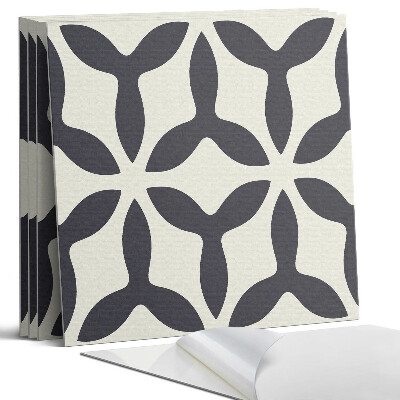 Panel dekoracyjny kwadratowy Stylowy wzór z płetwami