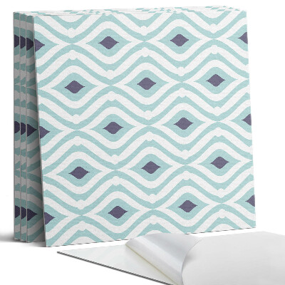 Panel ścienny pcv Fale i romby w rytmie