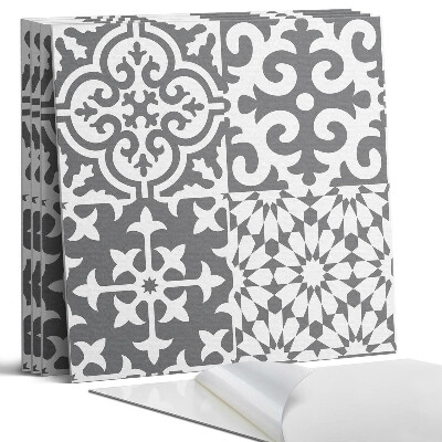 Panel dekoracyjny kwadratowy Wzory dekoracyjne na płytkach