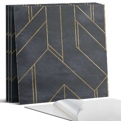 Panel ścienny pcv Geometria linii i kształtów