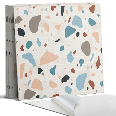 Panel dekoracyjny kwadratowy Wzór z fragmentami kamieni