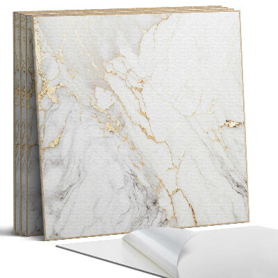 Panel dekoracyjny kwadratowy Elegancki marmur z żyłkami