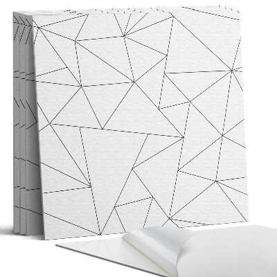 Panel samoprzylepny kwadratowy Abstrakcyjny wzór trójkątów