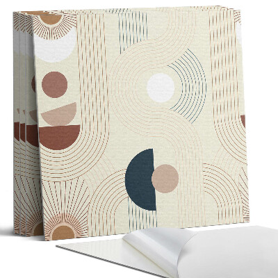 Panel dekoracyjny kwadratowy Abstrakcyjne linie i kształty