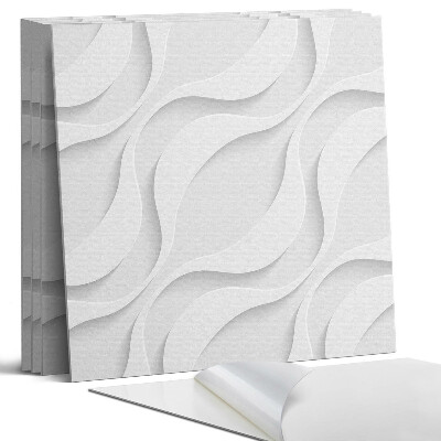 Panel samoprzylepny kwadratowy Fale z falującym wzorem