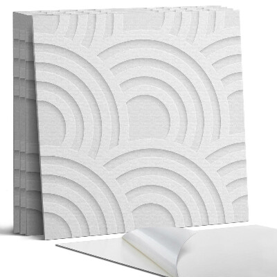 Panel dekoracyjny kwadratowy Faliste wzory na tle