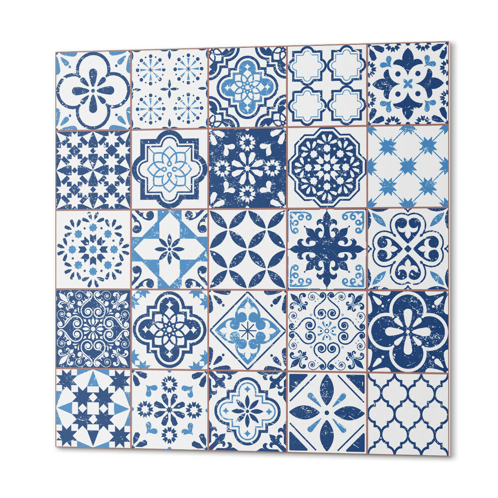 Panel dekoracyjny kwadratowy Geometryczne wzory kafli