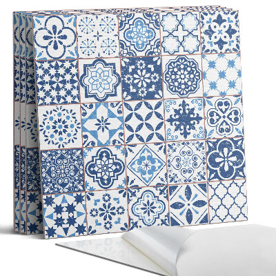 Panel dekoracyjny kwadratowy Geometryczne wzory kafli