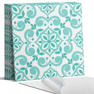 Panel samoprzylepny kwadratowy Stylowy wzór roślinny