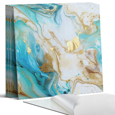 Panel samoprzylepny kwadratowy Abstrakcyjne fale i plamy