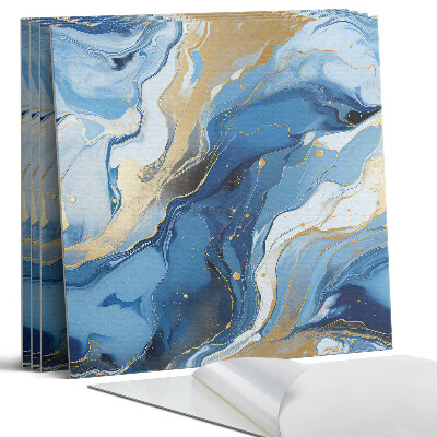 Panel ścienny pcv Abstrakcyjne fale i plamy