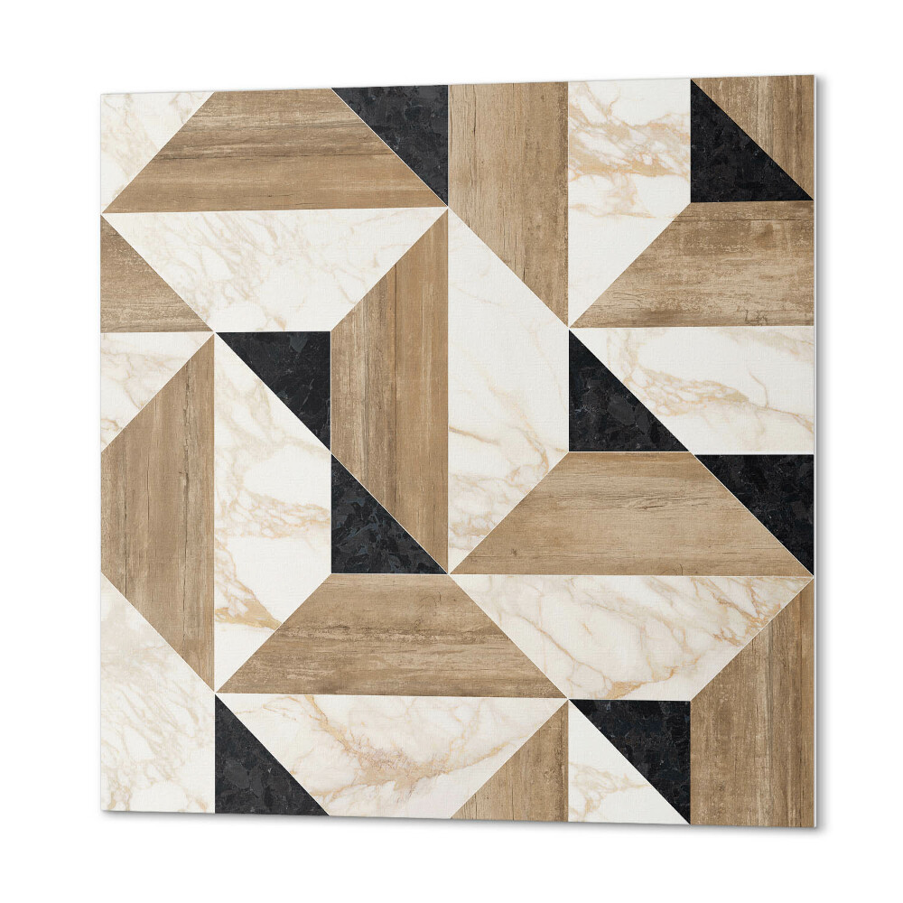 Panel samoprzylepny kwadratowy Geometryczny wzór płytek