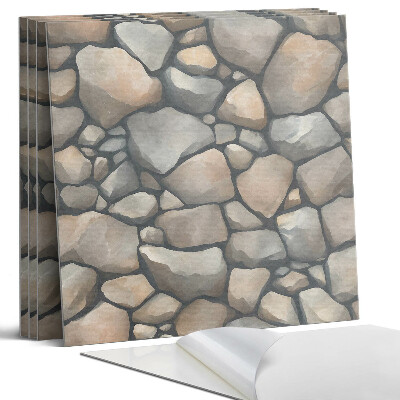 Panel ścienny pcv Wzór kamieni na tle