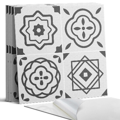 Panel dekoracyjny kwadratowy Wzory geometryczne w kwadratach