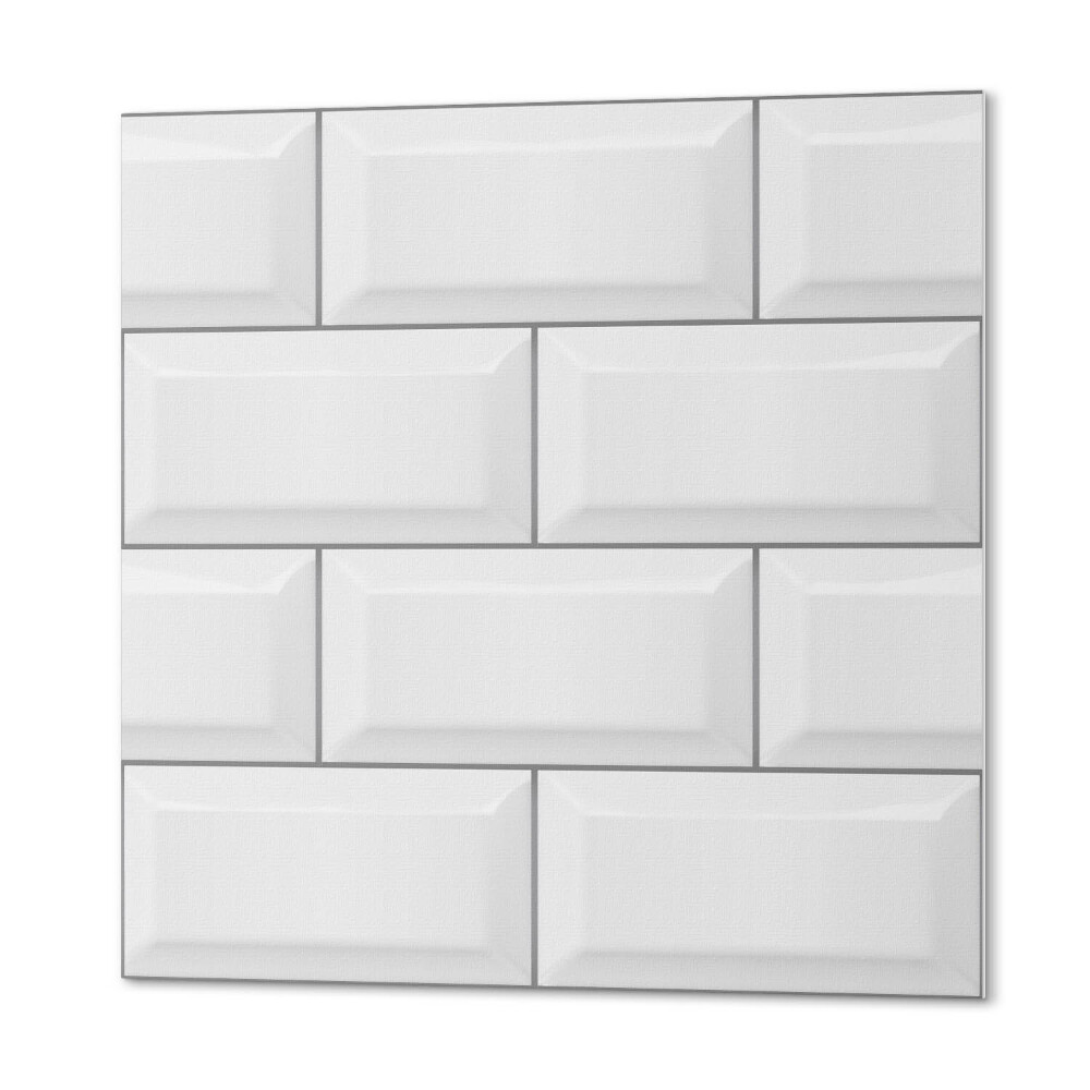 Panel ścienny pcv Płytki w układzie cegiełkowym
