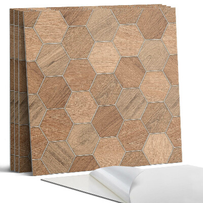 Panel dekoracyjny kwadratowy Wzór heksagonalnych płytek