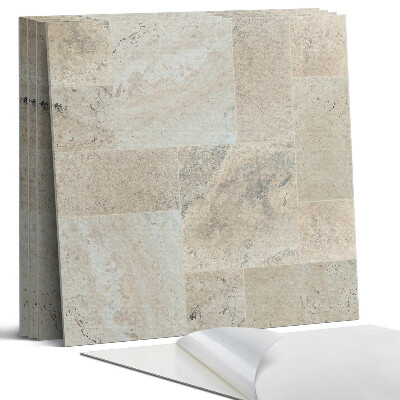 Panel samoprzylepny kwadratowy Wzór kamiennej mozaiki