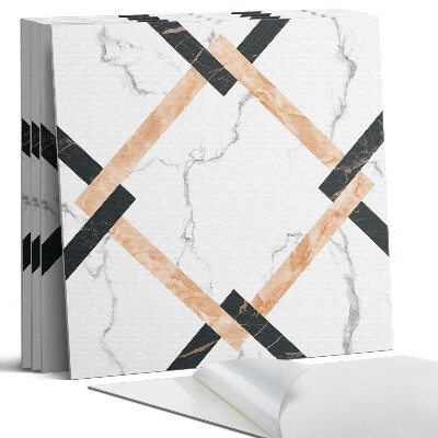 Panel dekoracyjny kwadratowy Geometryczne wzory marmurowe