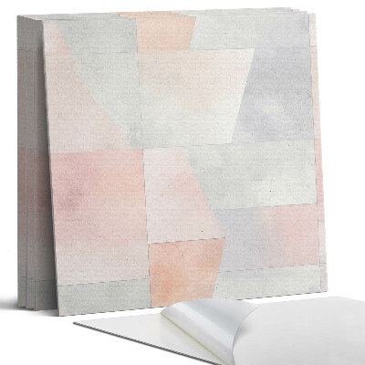 Panel dekoracyjny kwadratowy Geometria w pastelach