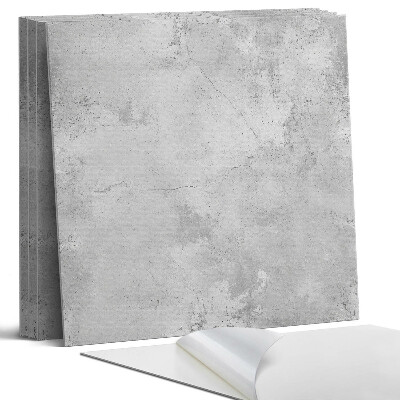 Panel dekoracyjny kwadratowy Tekstura betonu z rysami